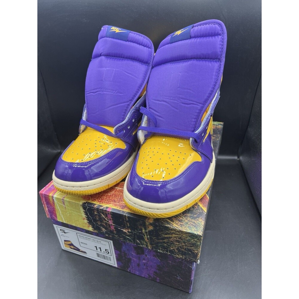 Reves Paris Air KIY '85 Hi 'Lakers' Men’s Size 11.5 DS OG ALL